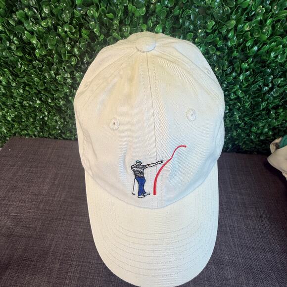 Golf Gods Mad Slicer White Snapback Golf Hat Curved Brim Adult Cap - Picture 9 of 11